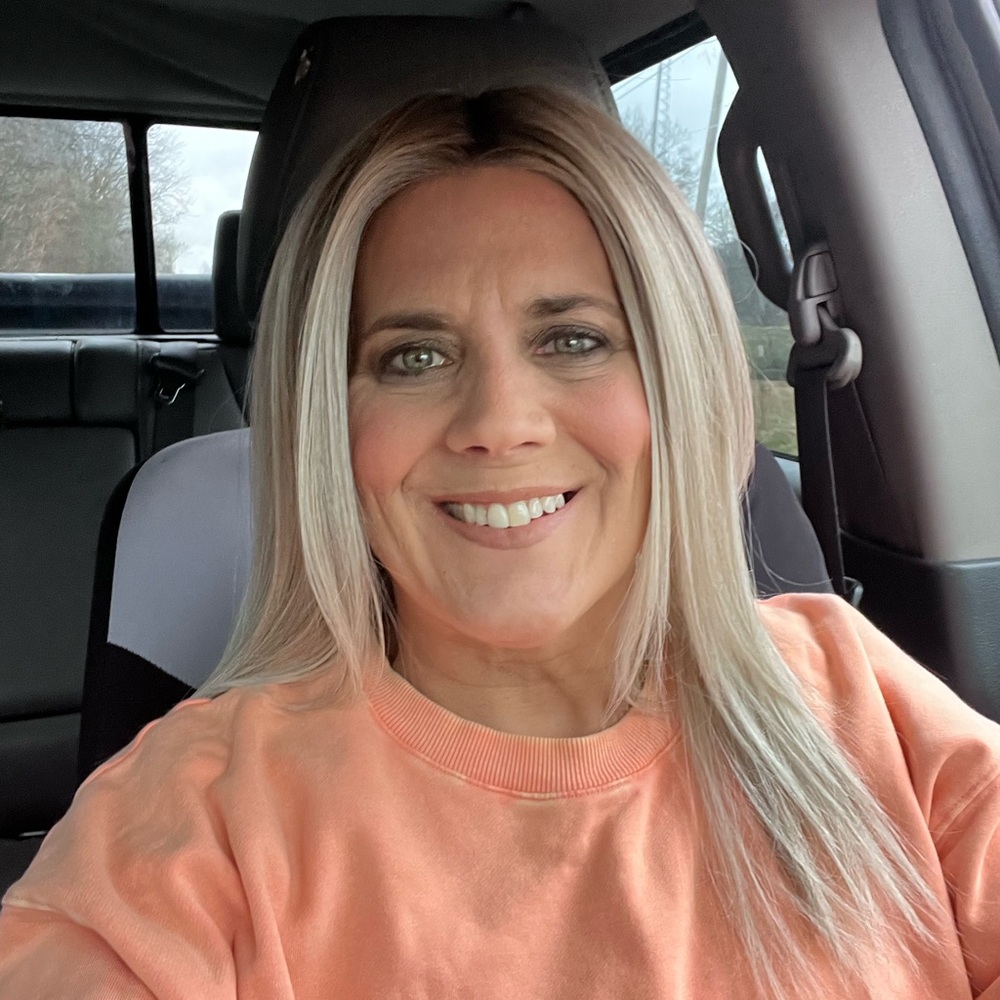 Long Straight Blonde Blend Womens Wig - Natural Ash Blonde
